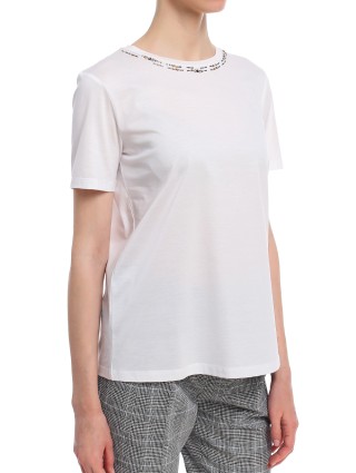 Біла футболка MAX MARA : фото 3 - Invogue